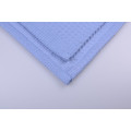 AZO Free High Quality Blue Color Waffle Dobby Algodão Hospital Wholesale Indian Blankets